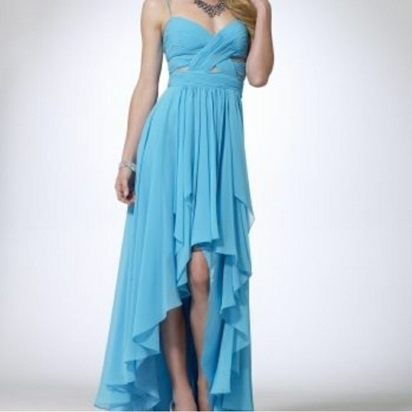 Cache Blue High Low Formal Dress - Picture 1 of 6